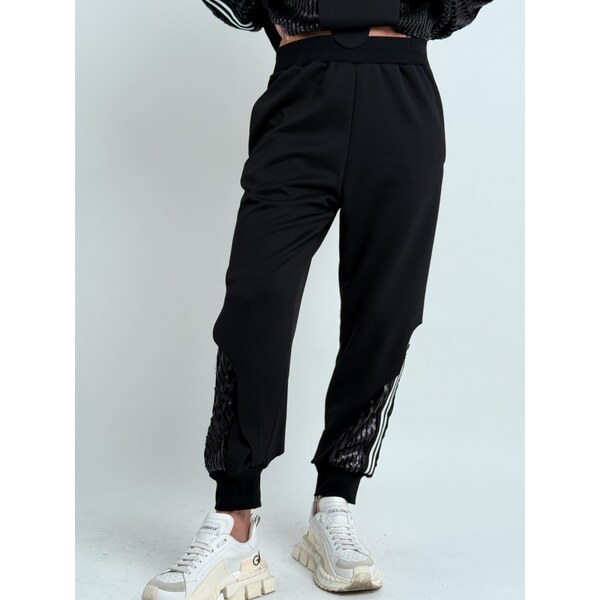 H4 Čierne nohavice s flitrami NESO 690 65613664