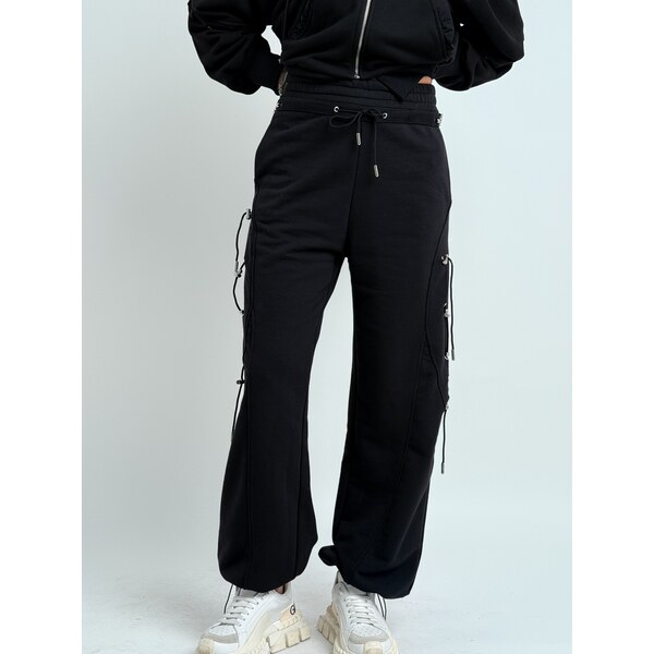 H4 Čierne teplákové nohavice NAIDA 601 65613672