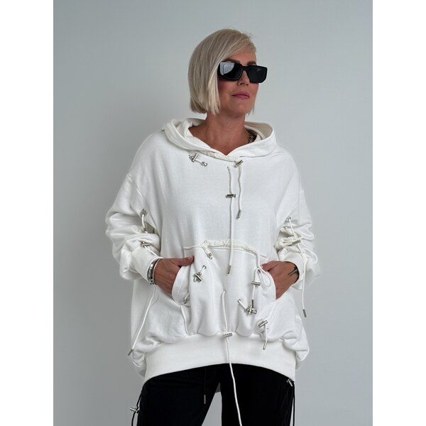 H4 Krémová mikina ELARA 603 65613678