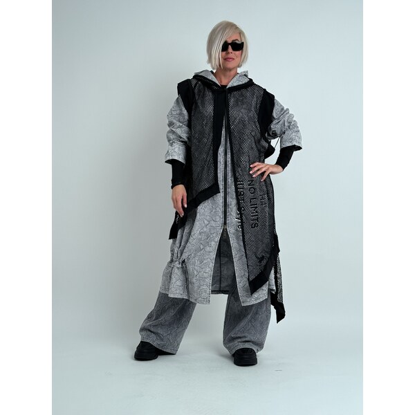 H4 Šedý plášť 2v1 OPHELIA 650 65613683