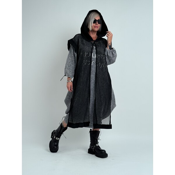 H4 Šedé šaty 2v1 CORNELIA 651 65613682