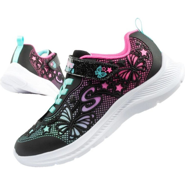 Detská športová obuv Skechers Jumpsters pre dievčatá lesklá 65725278