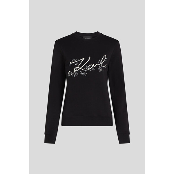 MIKINA KARL LAGERFELD KARL ORCHID LOGO SWEATSHIRT 65617392