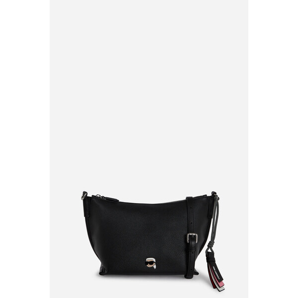 KABELKA KARL LAGERFELD IKON GRAINY ZIP SHOULDER BAG 65617395