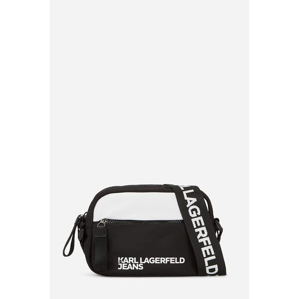 CROSSBODY KARL LAGERFELD JEANS KLJ ESSENTIAL NYLON CB B/W 65617476