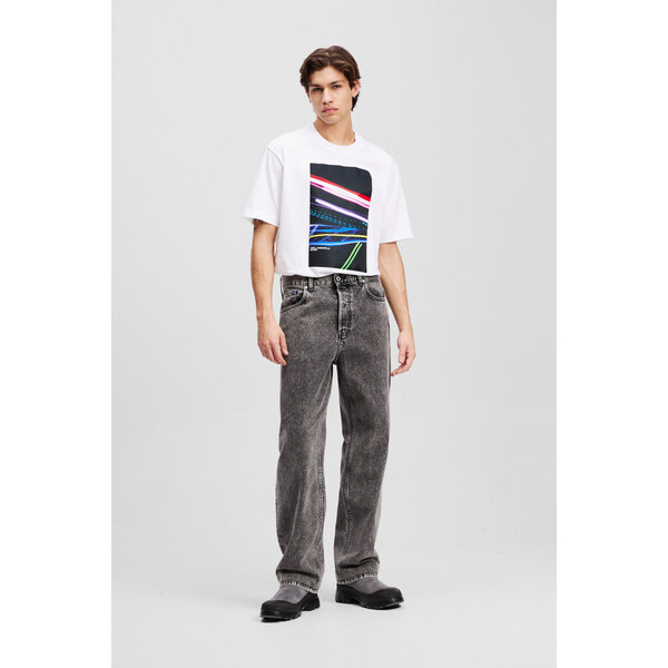 DŽÍNSY KARL LAGERFELD JEANS KLJ RELAXED DENIM 65617445