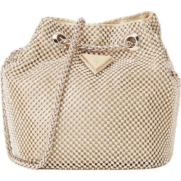 GUESS Vak ZALINA POUCH zlatá / priehľadná 65619341