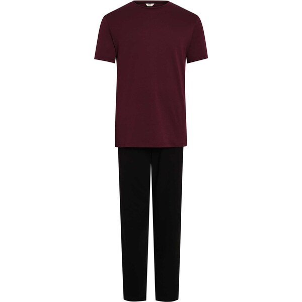 Dagi Dlhé pyžamo bordová / čierna 65619639