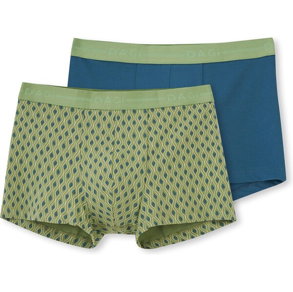 Dagi Boxerky béžová / modrá / kiwi 65619645