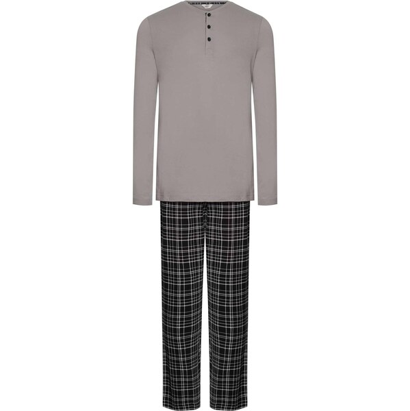 Dagi Dlhé pyžamo sivá / čierna 65619656