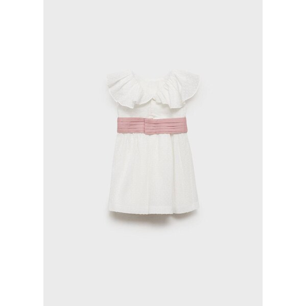 MANGO KIDS Šaty Emma staroružová / biela 61947923