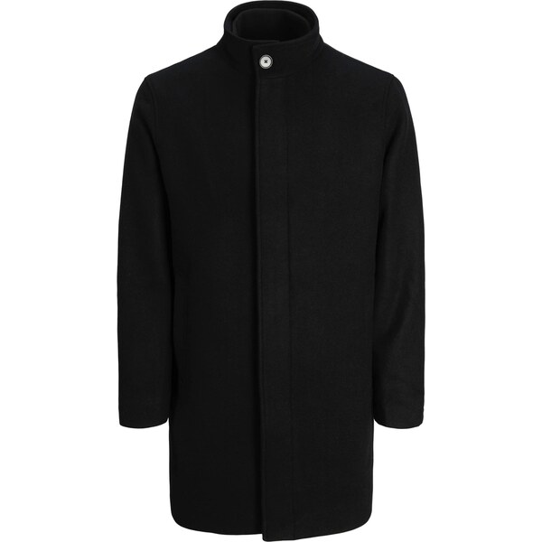 JACK & JONES Prechodný kabát KEITH čierna 66018181