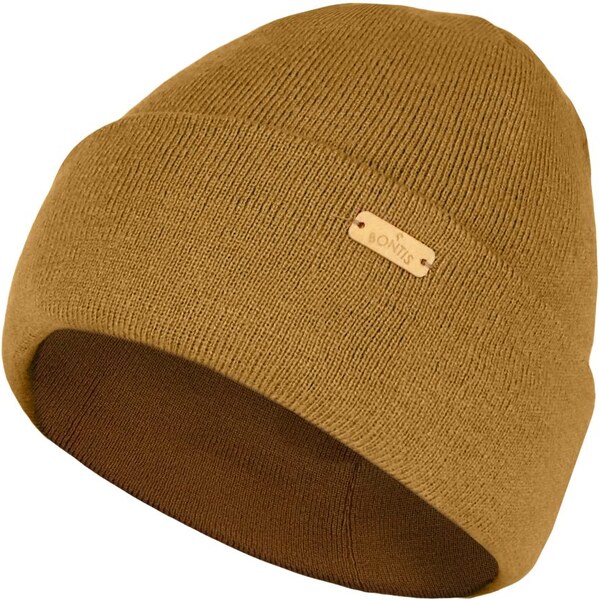 Bontis Pletená dvojitá pánska čiapka s lemom 65639954