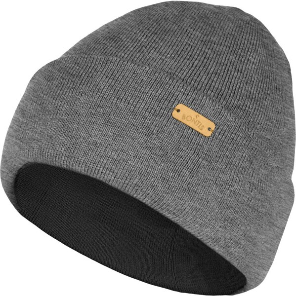 Bontis Pletená dvojitá pánska čiapka s lemom 65639955