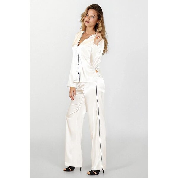 Kalimo Saténové pyžamo Termi ecru 13814881