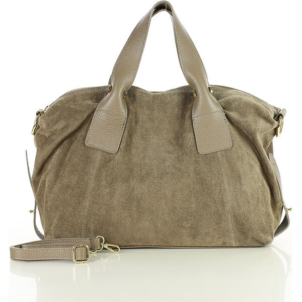 MARCO MAZZINI Dámska kabelka hobo z prírodnej kože | béžová s288b 65622127