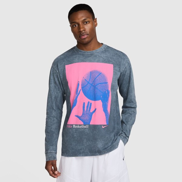 Nike Max90 Long-Sleeve Tee Anthracite - Pánske - Tričko Nike - Sivé - 66359978