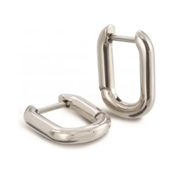 Boccia Titanium Luxusné oválne titánové náušnice 05060-01 66579223