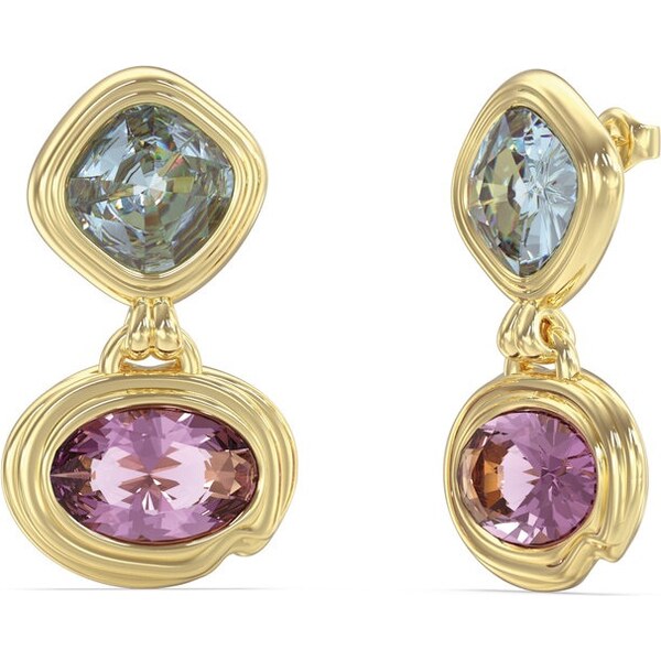 Guess Hravé visiace náušnice s kryštálmi Mamounia JUBE05313JWYGMCT/U 66583326