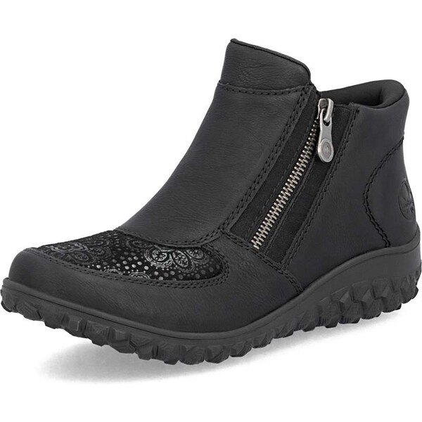 Dámska členková obuv RIEKER 59558-01 čierna W5 65624501