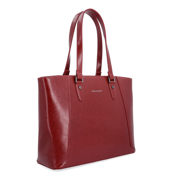 Kožená kabelka cez rameno Noelia Bolger červená NB 0092 TCV 65626061