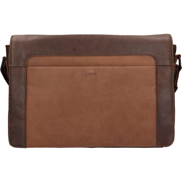 Lagen Kožená taška cez rameno BLC 223-2664 hnedá 65626047