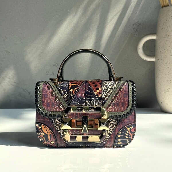 Kožená kabelka CROMIA IT Demetra 65627582