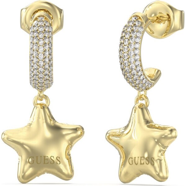 Guess Jedinečné náušnice s hviezdičkou Iconique JUBE05548JWYGT/U 66579080
