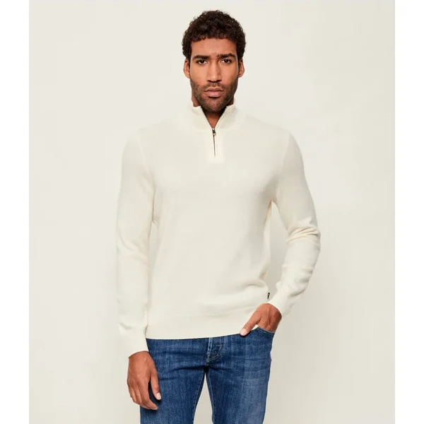 BOSS BLACK Vlnený polorolák H-Hemarlo | regular fit | s prímesou 65628335