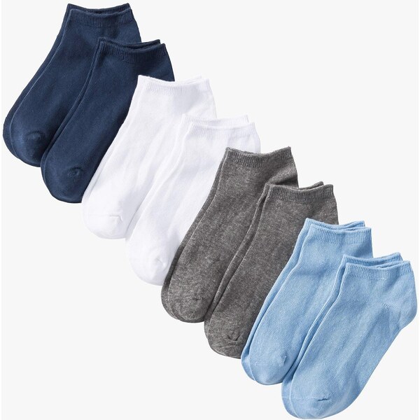 bonprix Ponožky do tenisiek s bio bavlnou (8 ks), farba biela 44790262