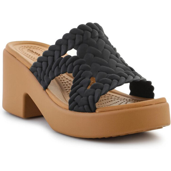 Crocs Brooklyn Woven Slide Heel W 209979-001 65719638