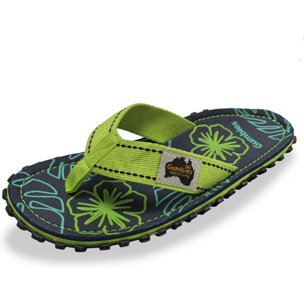 Žabky Gumbies Islander Lime Hibiscus GU-FFISL148 65720422