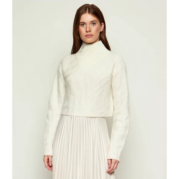 BOSS BLACK Vlnený rolák Fisura | Cropped Fit 65633218