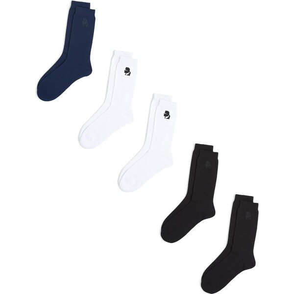 Karl Lagerfeld Ponožky námornícka modrá / čierna / biela 65635684