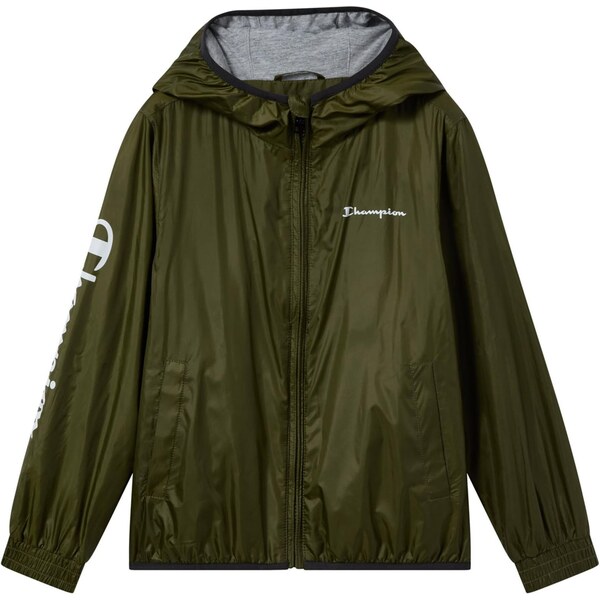 Champion Authentic Athletic Apparel Prechodná bunda olivová / biela 65678747