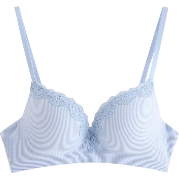 Lindex Podprsenka Malva svetlomodrá 65660024