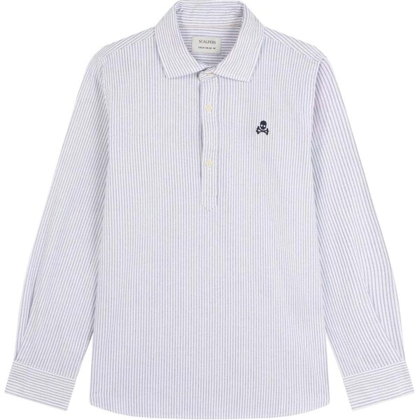 Scalpers Tričko námornícka modrá / biela 65662084