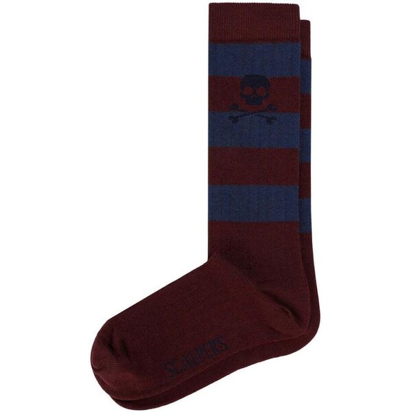 Scalpers Ponožky námornícka modrá / tmavomodrá / karmínovo červená 65662079