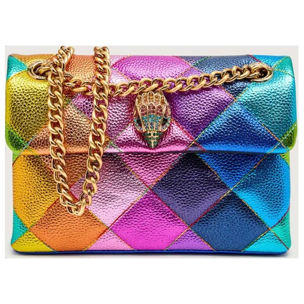 Kurt Geiger Kožená kabelka na rameno MINI KENSINGTON P 65628395