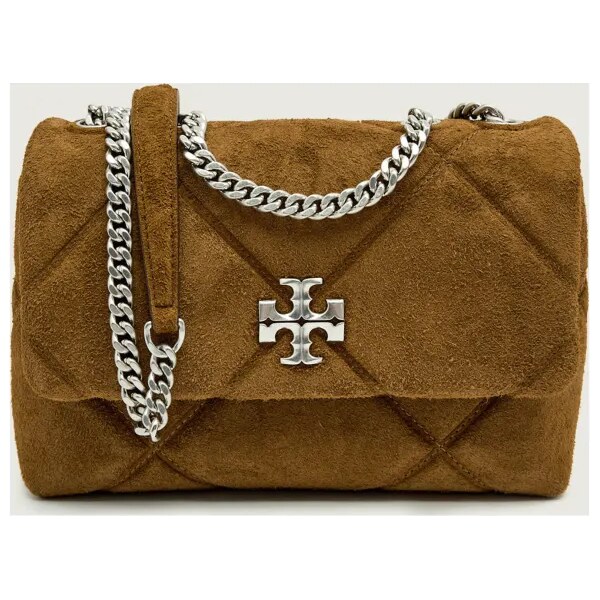 TORY BURCH Kabelka na rameno Kira Diamond | semiš 65622237