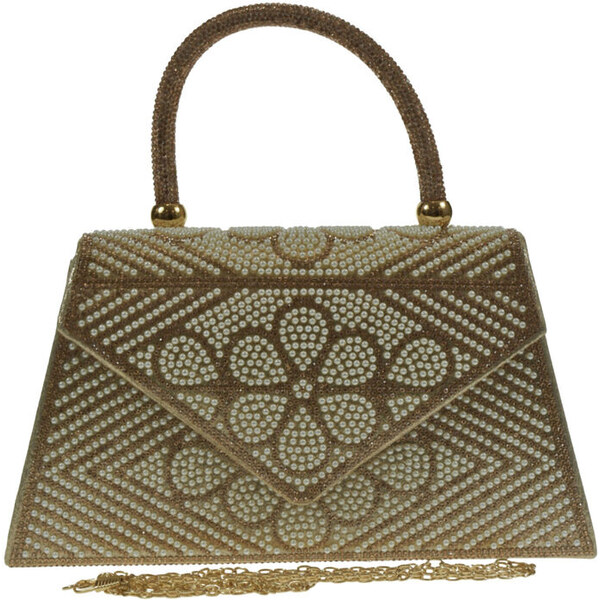 JOHN-C Zlatá spoločenská kabelka ALINA 65639155