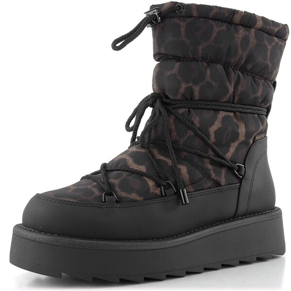 Tamaris zateplený prošívaný kotník na platformě 1-26846-45 black 65639916