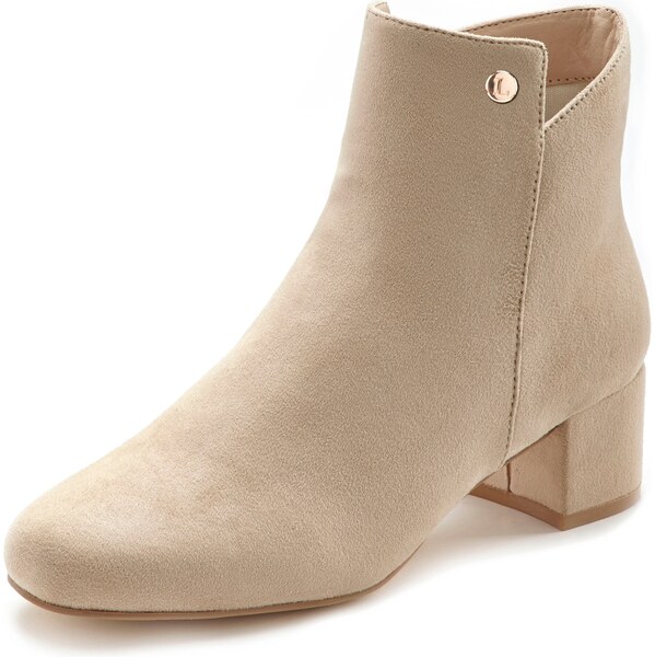 LASCANA Členkové čižmy béžová 65641555