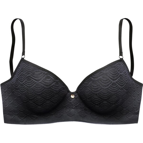 LASCANA Podprsenka tmavosivá / čierna 65648549