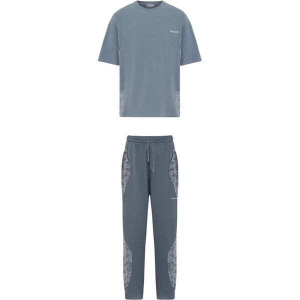 Dandalo Joggingová súprava sivá / biela 65656617