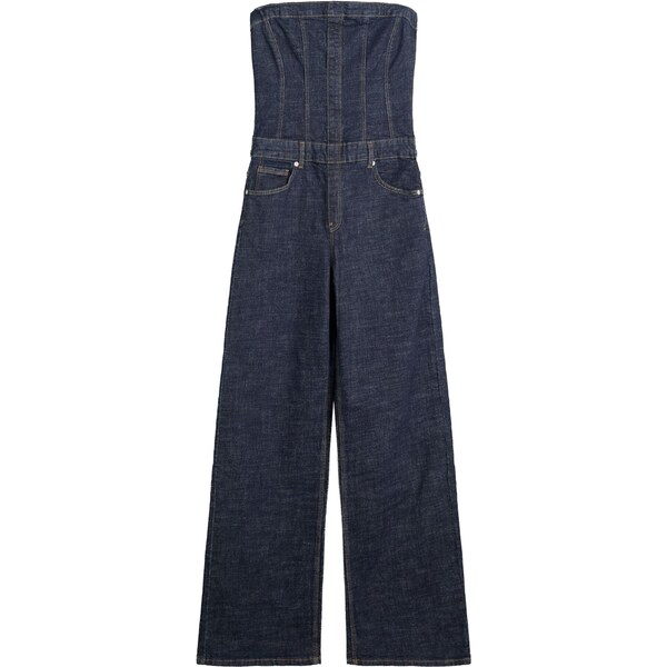 Bershka Overal námornícka modrá 65892256