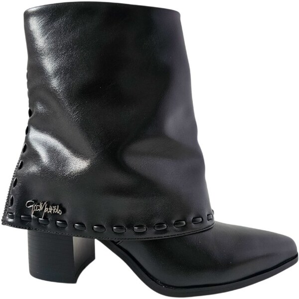 Členkové slouchy čižmy Gai Mattiolo KV Black 65666625