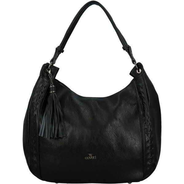 Coveri World Dámska kabelka na rameno čierna - Coveri Elanora čierna 65702472