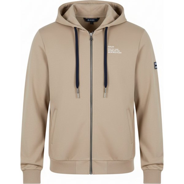 GAUDI Zip Beige mikina 65669094