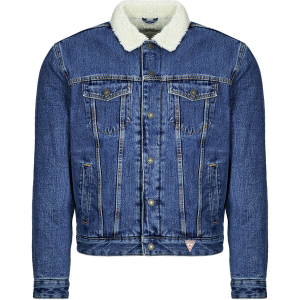 Guess Džínsové bundy SHERPA REG TRUCKER Guess 65669253